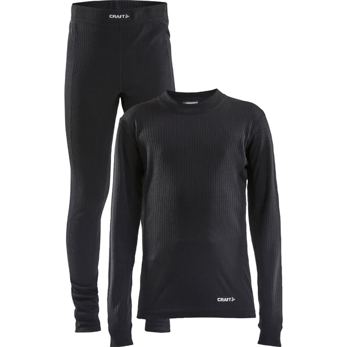 Craft Core Dry Thermoset Kinderen - Zwart | Maat: 86/96