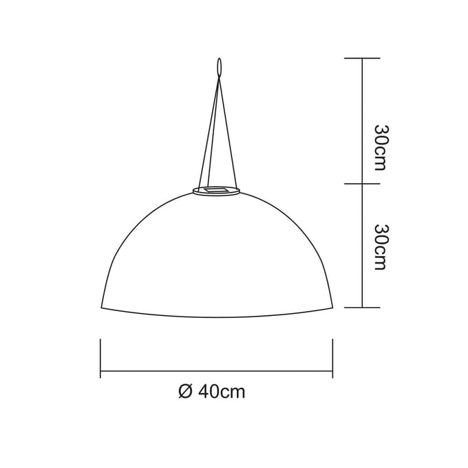 Globo LED hanglamp 33982, wit, linnen, kunststof
