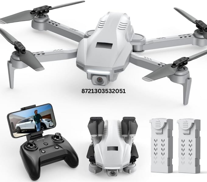 Drone met Camera - Mini Drones voor Volwassenen - Buiten - Grijs