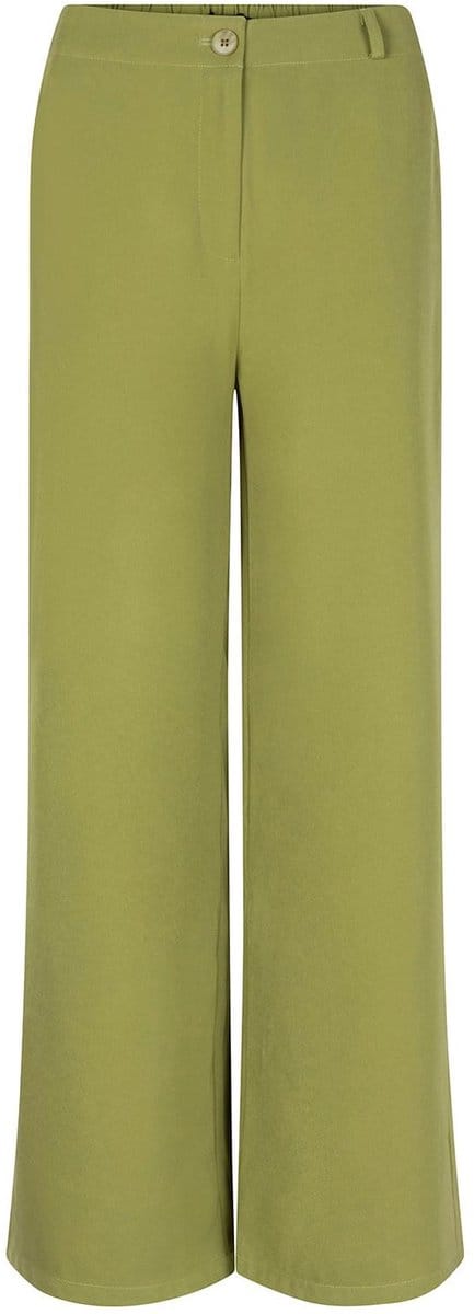Ydence Pants Solange (tall) Broeken Dames - Groen - Maat S TALL