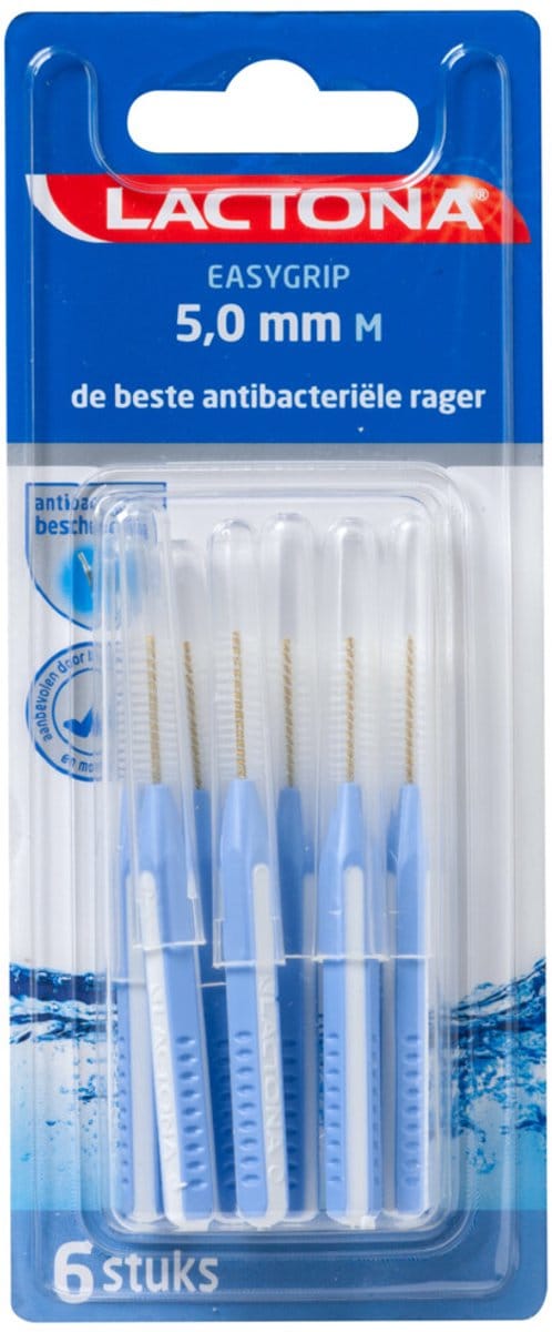 Lactona Ragers Easygrip M 5,0 mm - Tandenrager - 6 stuks