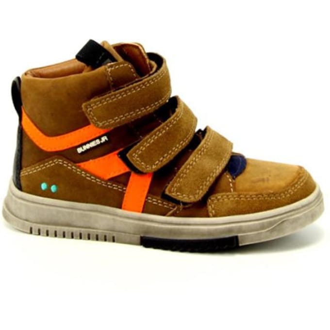 Milan Mieters Hoge Sneakers Jongens Bruin