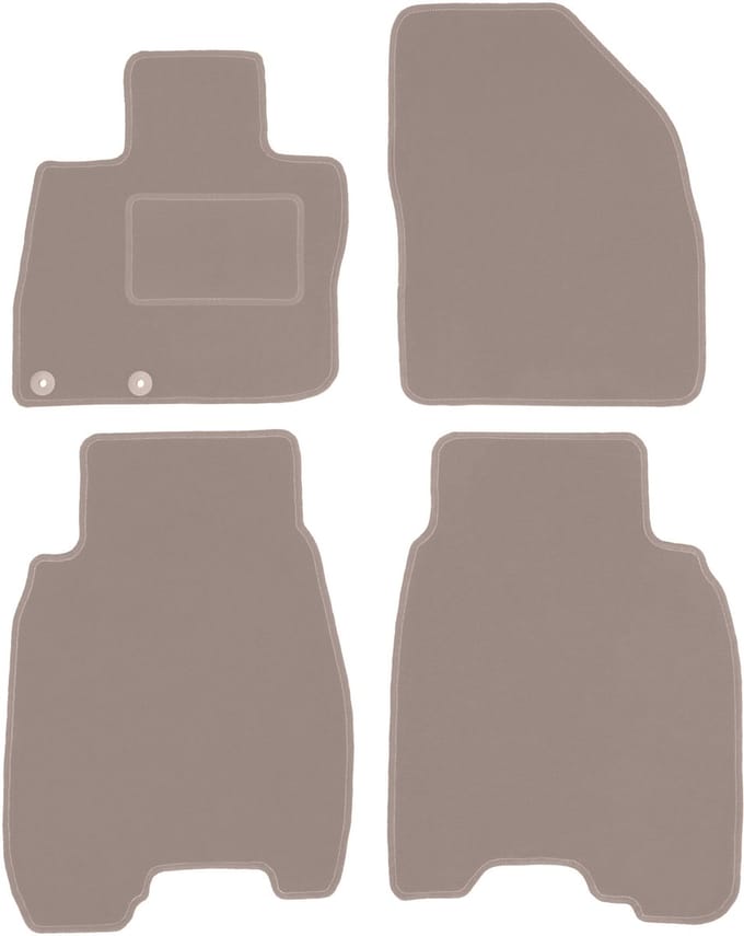 Beige veloursmatten voor: Honda Civic VIII hatchback (2006-2012)