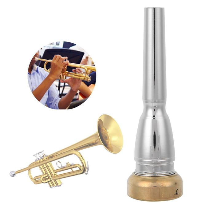 Professionele Trompet Mondstuk Set Messing 3C 3B 2C 2B Muziekinstrument Accessoires gray