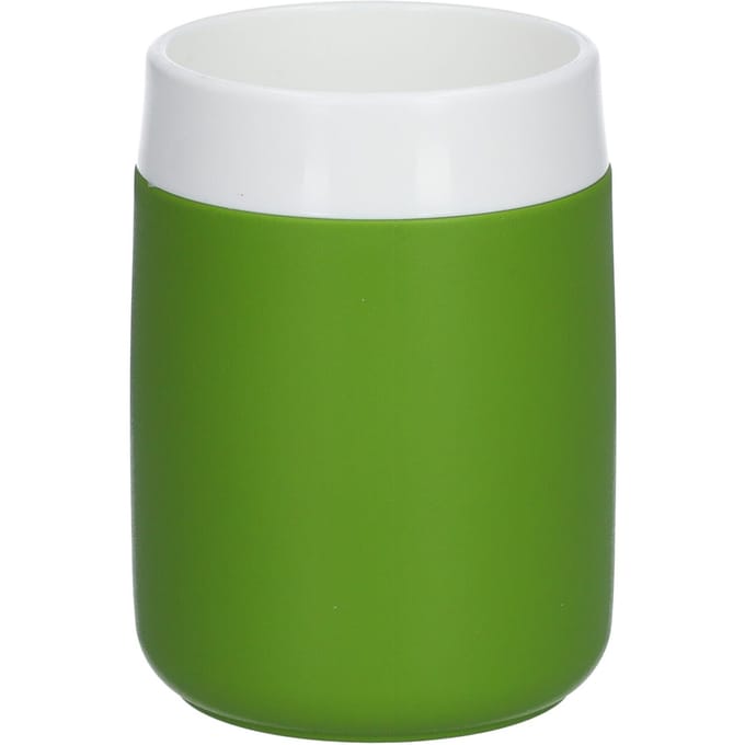 Isolerende beker met ergonomisch handvat : 220 ml -1 handvat- groen