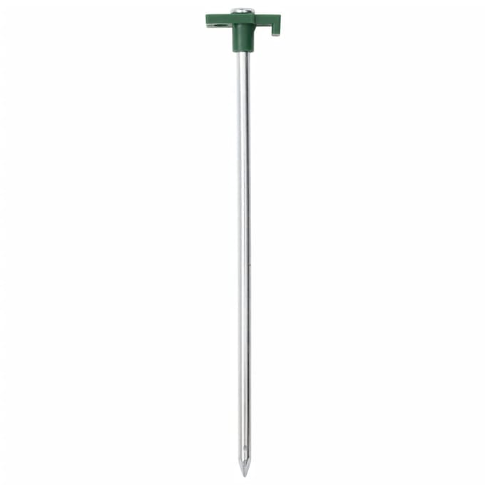 vidaXL - Tentharingen - 12 - st - 7 - mm - 25 - cm - gegalvaniseerd - staal - polypropeen