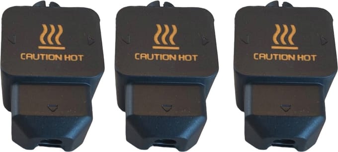 Bambu Lab H2D - 3x silicone sok - bescherming voor hotend - Silicone Sock For Hotend - Hittebestendig tot 300 °C