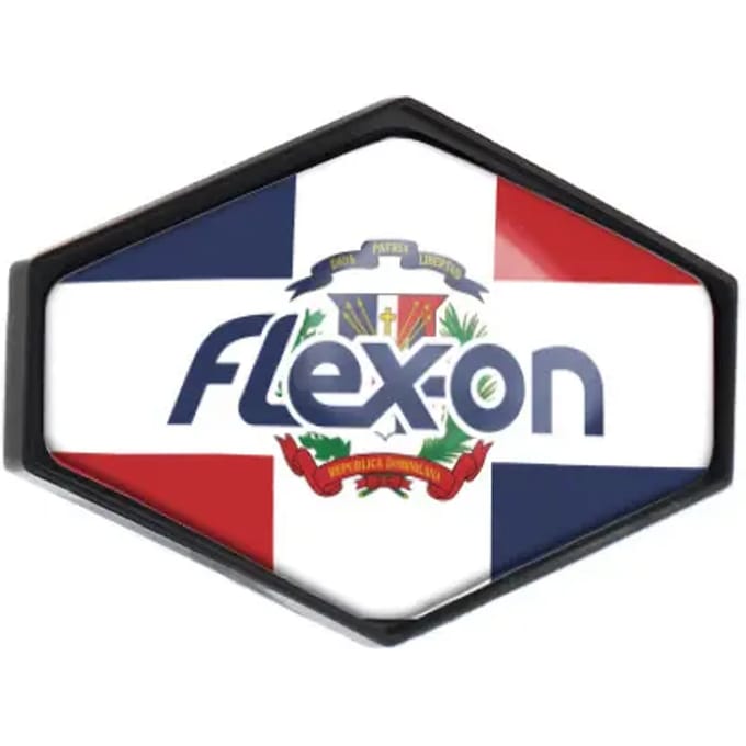 Sticker helm Armet Rep. Dominicaine Flex-On