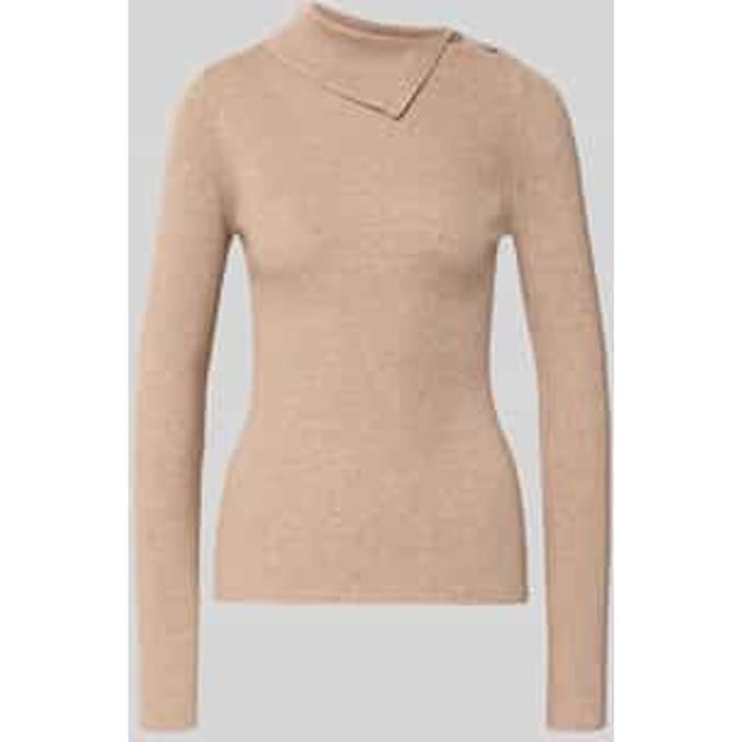 slim fit pullover van viscosemix in tricotlook