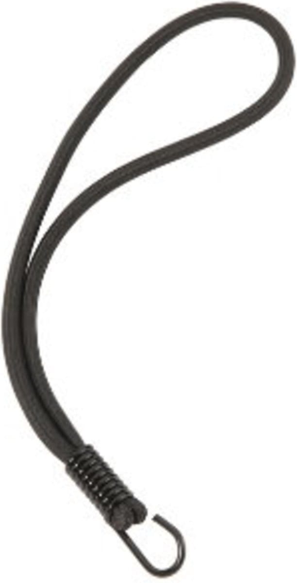 lightmaXX Spannfix 5 mm x 250 mm zwart met metaalhaken - Accessoire voor podium elementen