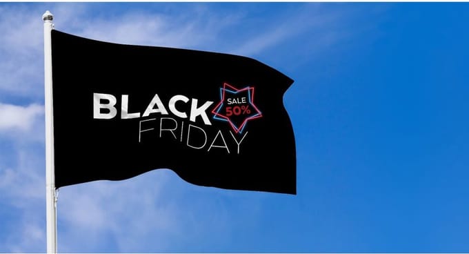 Black Friday Vlag -2 100x150cm