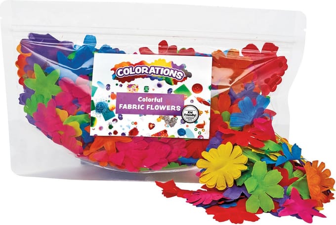 Colorations - Kleurrijke Stoffen Bloemen, 300st.