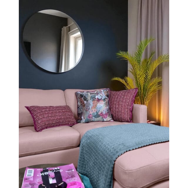 Sierkussen Velvet Parrots / Papagaaien | 45 x 45 cm | Fluweel / Polyester