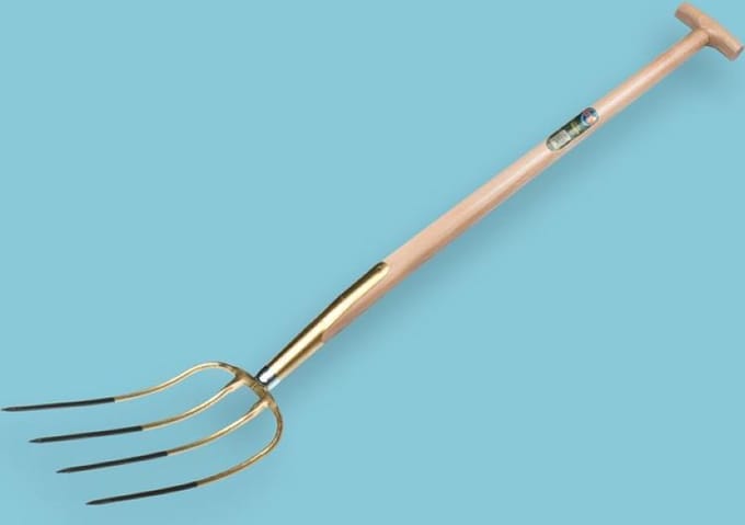 Offner Mestvork Brons 4-tands T-steel 90cm