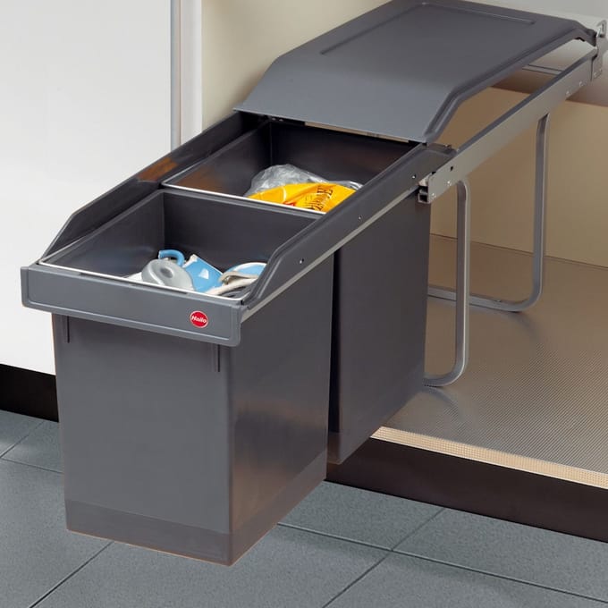 Hailo Afvalemmer TA Swing Tandem Prullenbak - 30 l