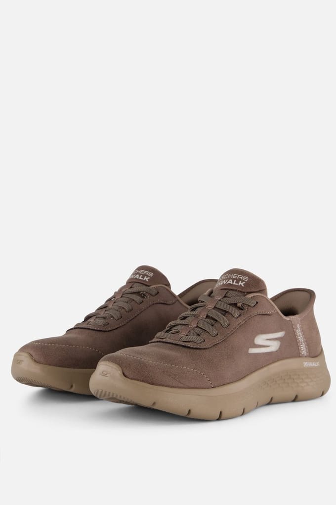Skechers GO WALK FLEX - MALI Dames Instappers - Bruin