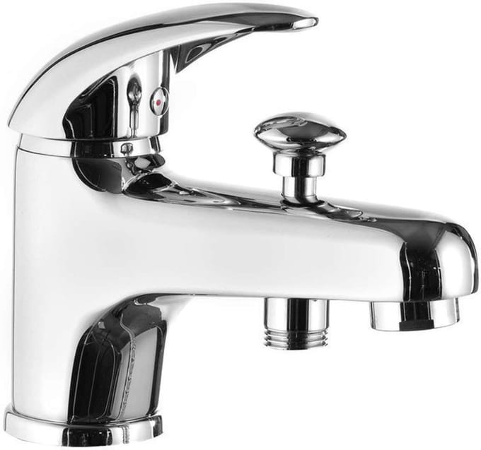 Aqualine Kasiopea Wastafelkraan met omsteller, chroom