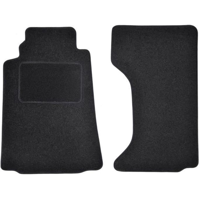 Tapis de sol - Mazda - Miata MX-5 - Velours noir - Sur mesure - Antidérapant