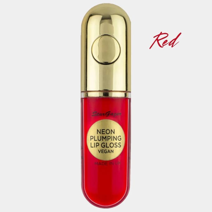 Stargazer | Neon Plumping Lip Gloss Red - Vegan