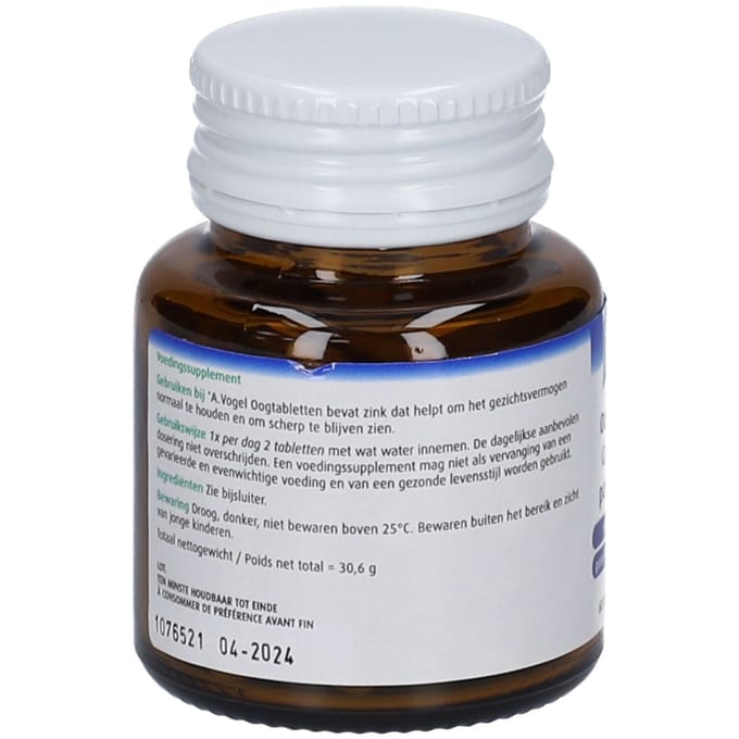 A. Vogel Oogtabletten 60 Tabletten