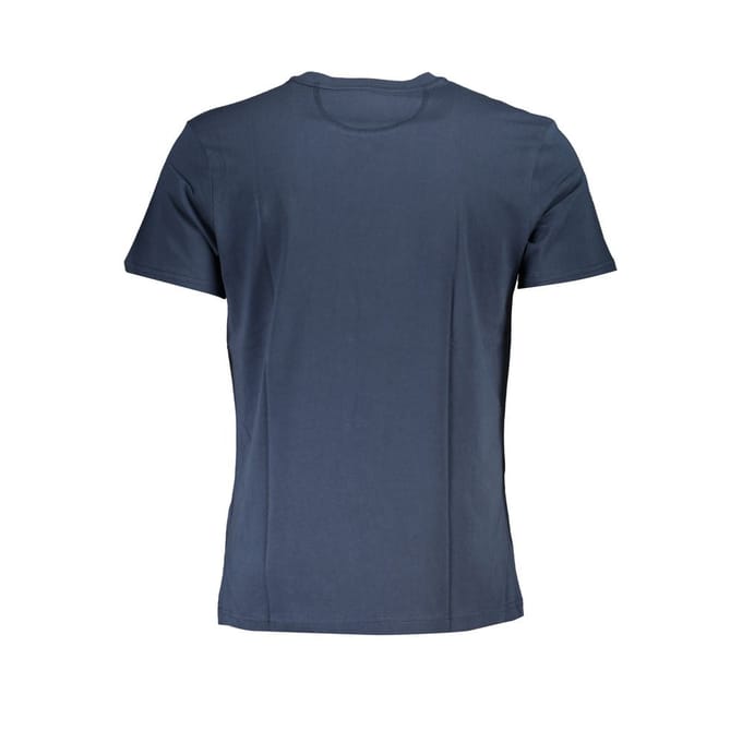 La Martina Blauwe Katoenen T-Shirt