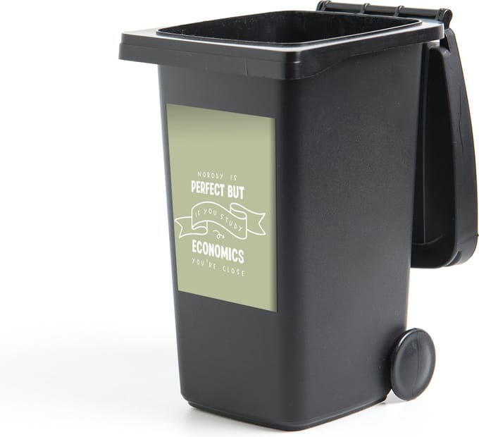 Container sticker Economie - Onderwijs - Opleiding - Leren - 40x60 cm - Kliko sticker