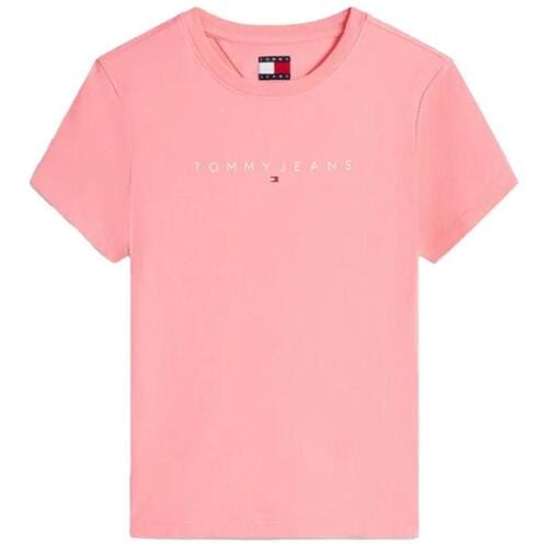 Tommy Hilfiger Tjw Slim Linear Tee Tropical Blush Größe: S | Hemden Outlet | Damen