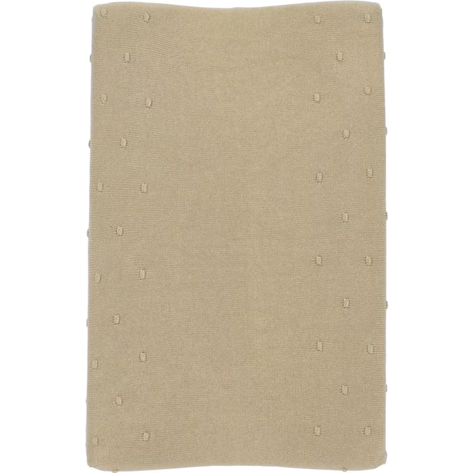 Meyco Baby Mini Knots aankleedkussenhoes - sand - 50x70cm