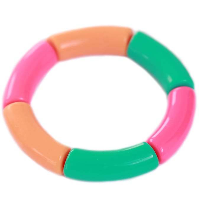 Armband penne green orange pink