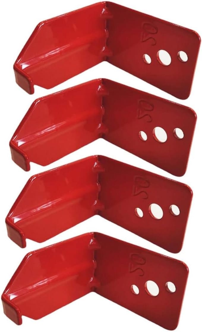 Brandblusser Hanger - Bevestiging Beugel - Veiligheid Thuis - Zware Kwaliteit - Universeel Formaat - Rood