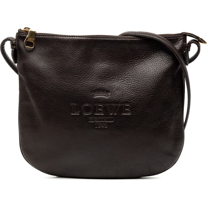 Geselecteerde leren Heritage Crossbody