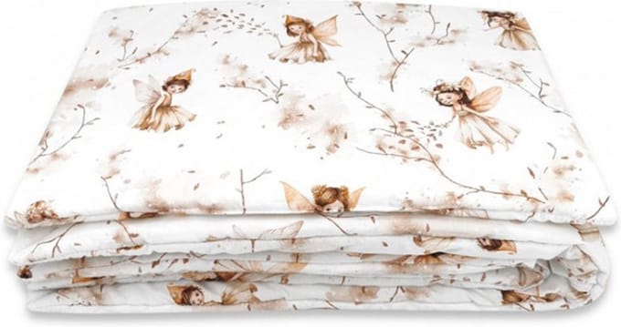 Wasbaar Dekbed - Dekbedset met Print Fairy 135x100 cm + Kussen 40x60 cm