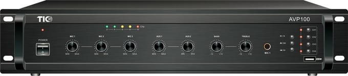 TIC AVP100 - 100W Professionele 4-Zone Versterker