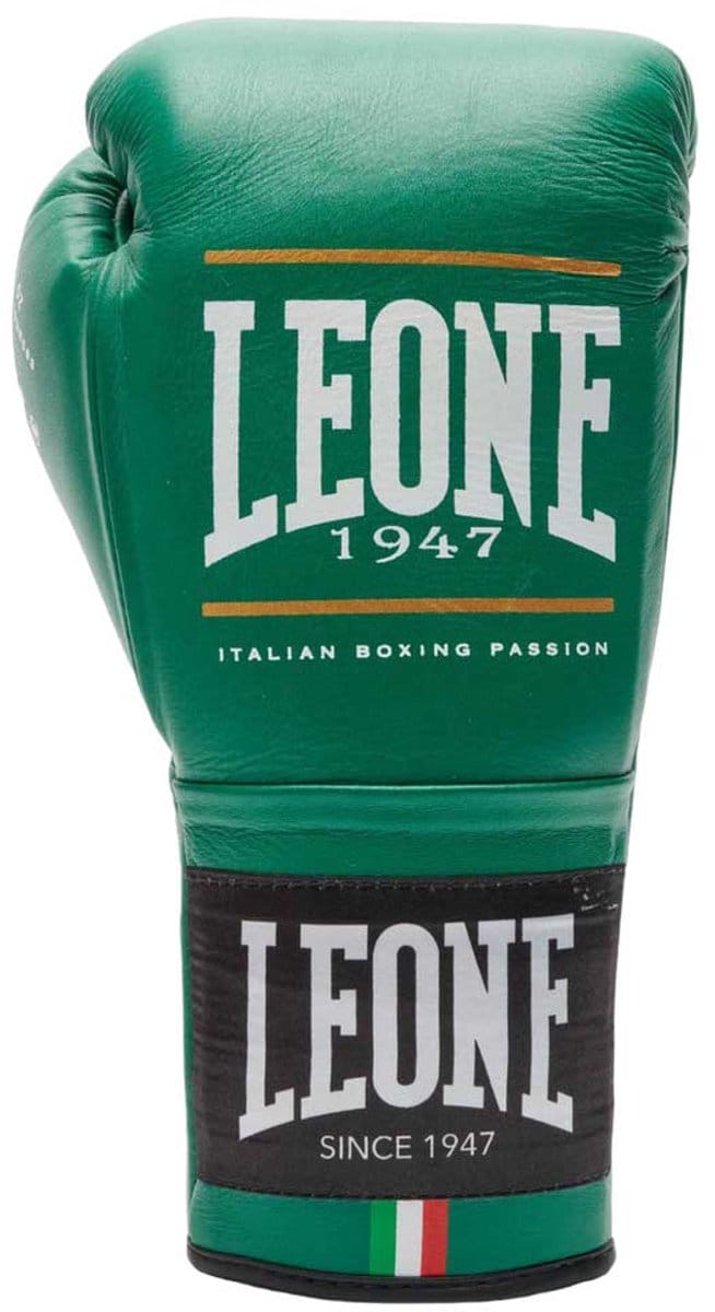 Leone1947 Shock Plus Kunstleren Bokshandschoenen Groen 10 oz