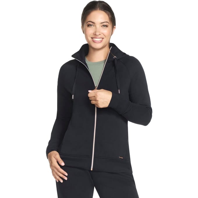 Skechers Performance Skechluxe Elevate Hoodie Dames Zwarte Jas