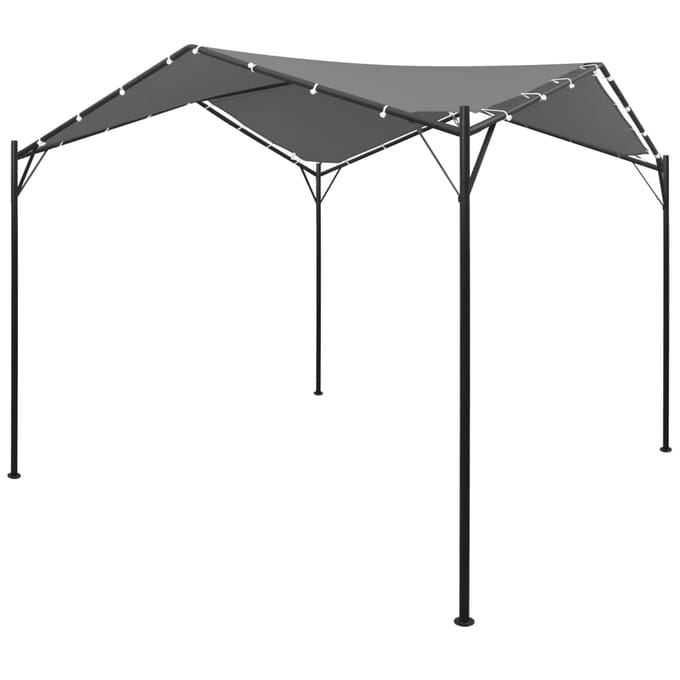 vidaXL - Prieel - 4x4 - m - antraciet