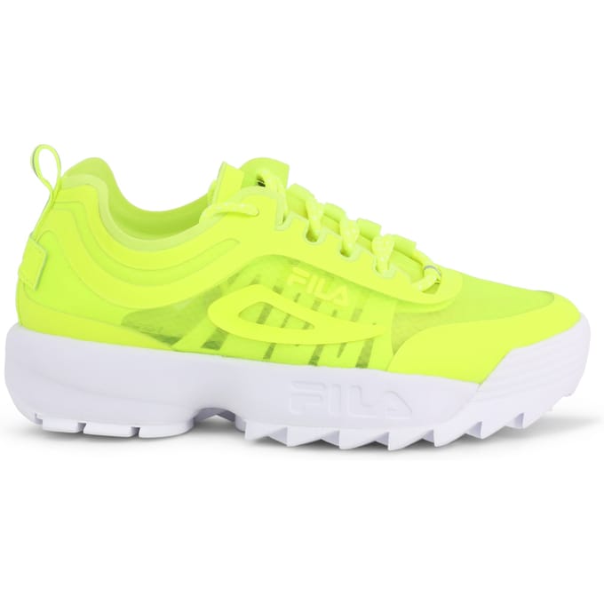 Fila Disruptor Run Dames Gele Sportschoenen