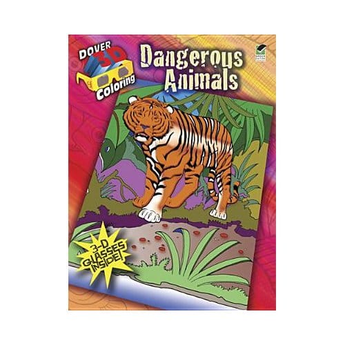3-D Coloring Book--Dangerous Animals - Jan Sovak