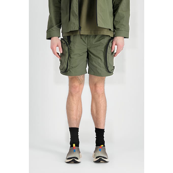 Alpha Industries Utility Short Uv Sage-green Größe: M | Kurze Sporthosen Outlet | Herren | Grün