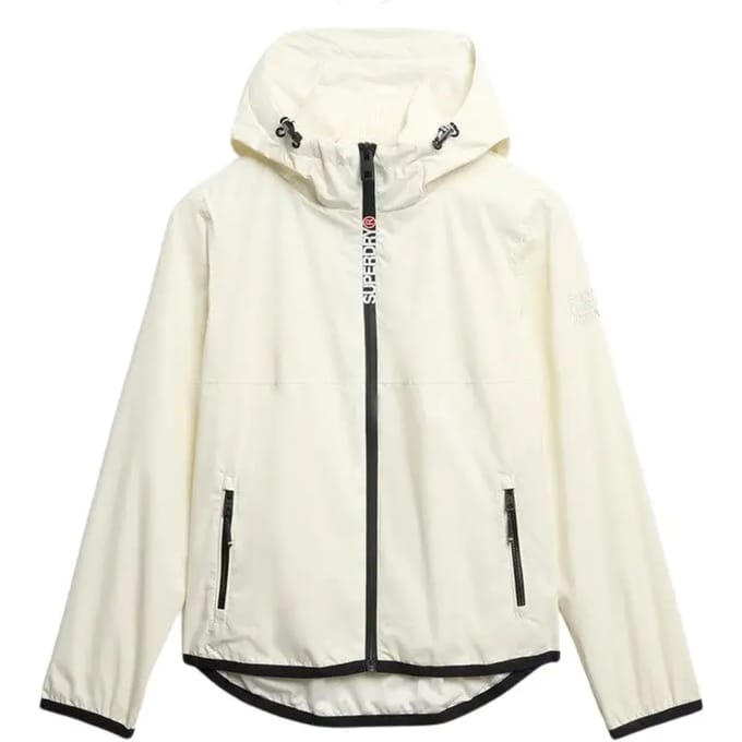 Superdry - Windbreakerjas met capuchon en logo - Dames