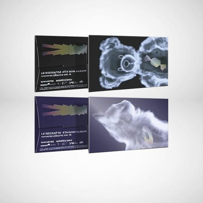 LE SSERAFIM - [CRAZY] 4e Mini Album WEVERSE ALBUMS Set
