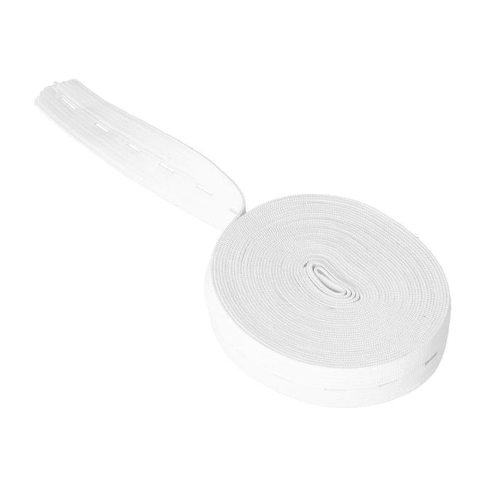 Knoopsgat Elastische Band Draagbaar Multifunctioneel Huis Kantoor Praktisch Rubberen Band BevestigingsgereedschapWit wit