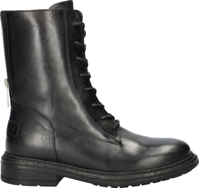 Shabbies Amsterdam - Duck Lacey Leer Zwart - Maat 37