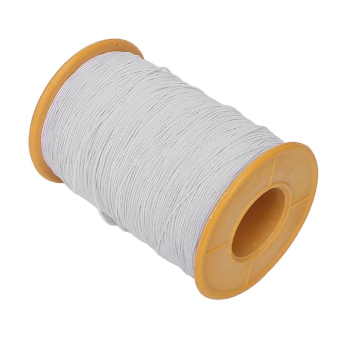 0,5 mm Wit Elastisch Koord Knipbaar Doe-het-zelf Handwerk Armband Koord Elastisch Koord voor Sieraden Knutselen white