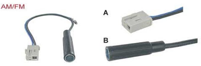 Antenne adapter male --> din female