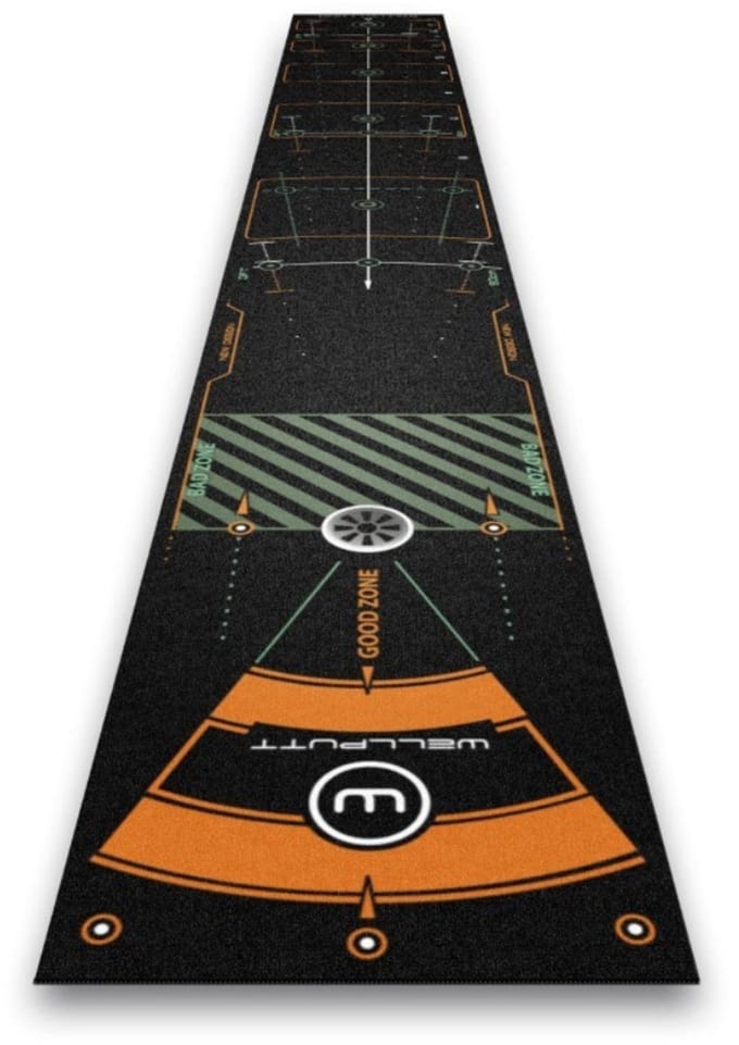 Wellputt 400 x 50 cm Classic Puttingmat - Zwart
