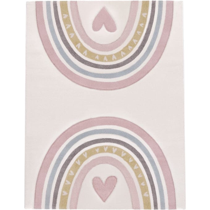 Kindertapijt Kosmos roze 80x150 cm