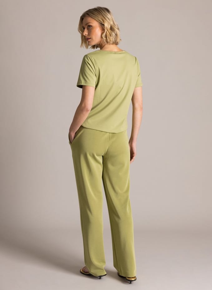 YEST Kaia Tops - Botanic Green - maat 38