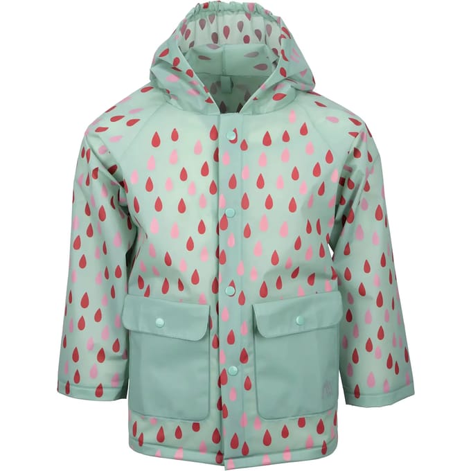 Ralka Regenjas - Kinderen - Groen - Maat 122/128 - Met Capuchon - 100% EVA