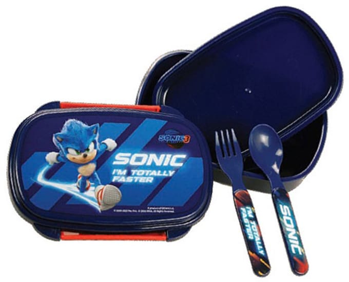 Sonic the Hedgehog Faster Sandwichdoos + Bestekset